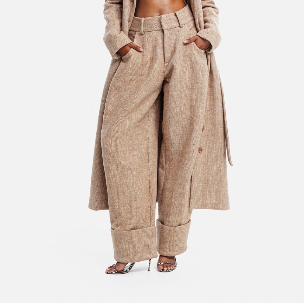 HANIFA SHAY wool pants NWT